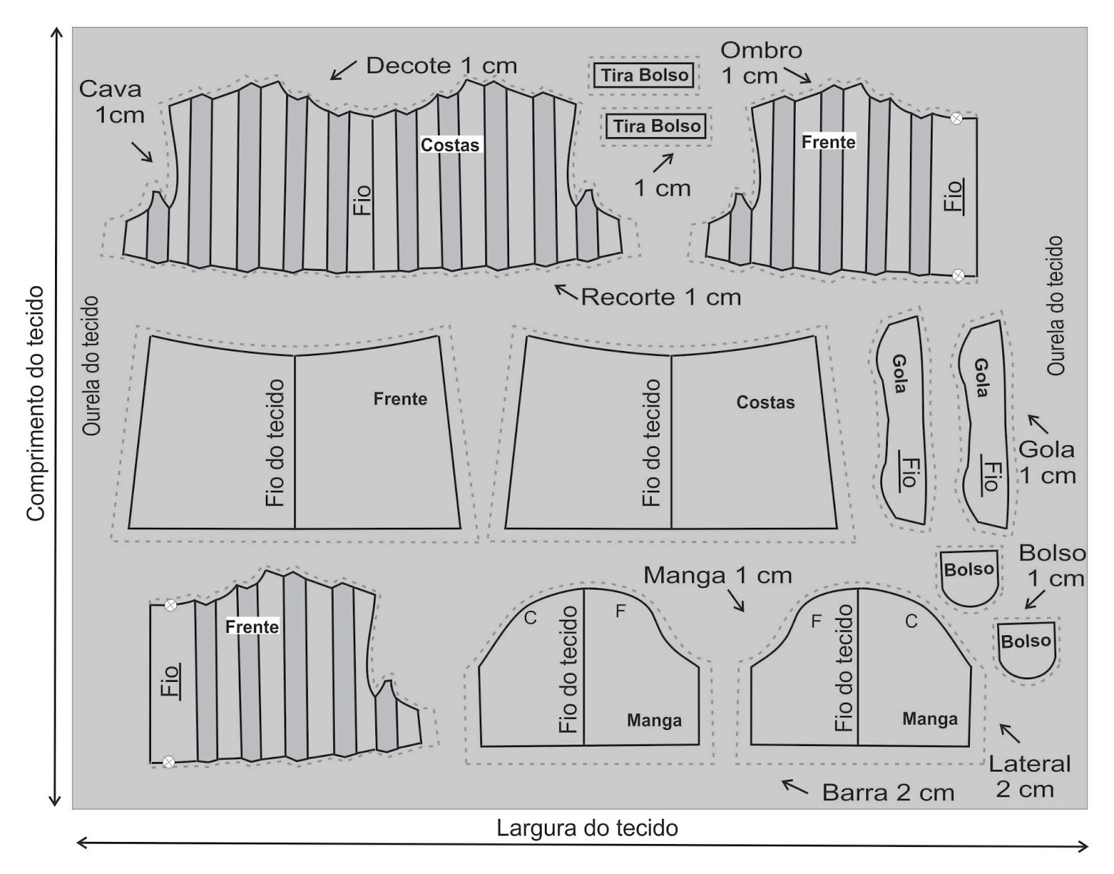 moldes de roupa para imprimir